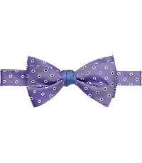 1905 Collection Textured Dot Self-Tie Double Bow Tie