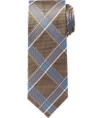 Reserve Collection Basketweave Plaid Tie