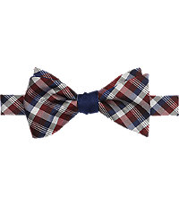 Jos. A. Bank Plaid Check Self-Tie Bow Tie