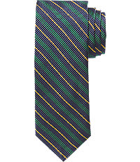 Signature Gold Collection Textured Striped Tie