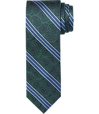 1905 Collection Paisleys & Stripes Tie