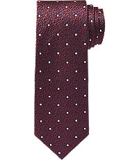 Reserve Collection Mosaic & Dot Pattern Tie - Long