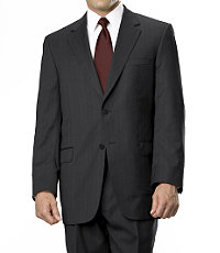 Signature Gold Collection Traditional Fit Pinstripe Men's Suit
