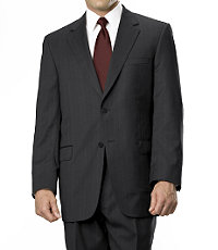 Signature Gold Collection Traditional Fit Pinstripe Men's Suit