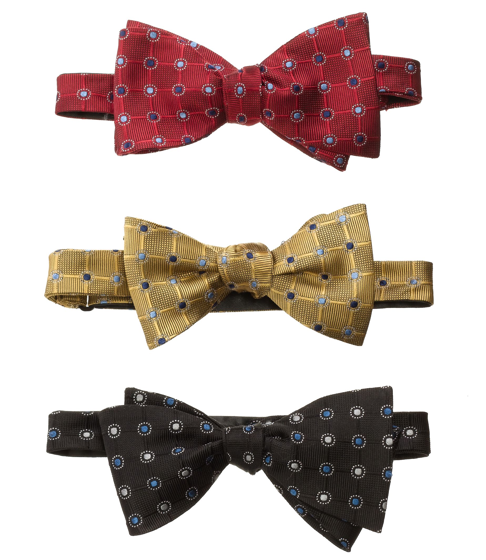 Grid with Circle Bow Tie
