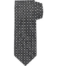 Traveler Collection Checkerboard Tie - Long