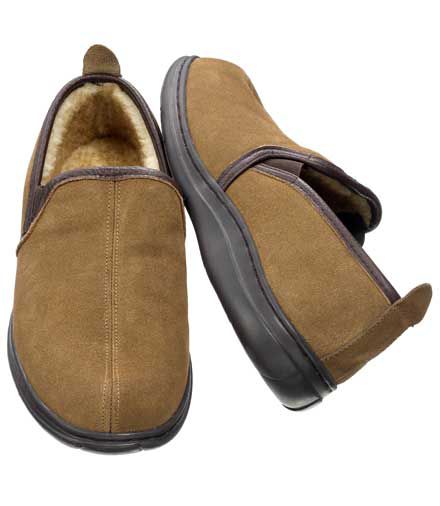 Jos. A. Bank Suede Slip-on Slipper