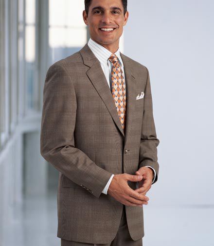 Clearance Year-Round Executive 2-Button Wool Suit