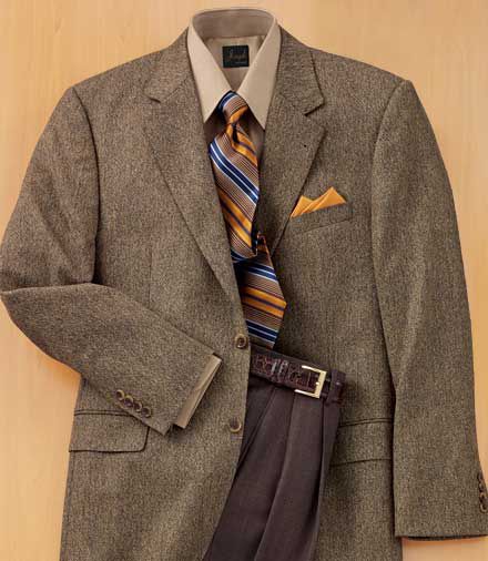 Joseph Jos. A. Bank Tan/Brown Tweed Sportcoat