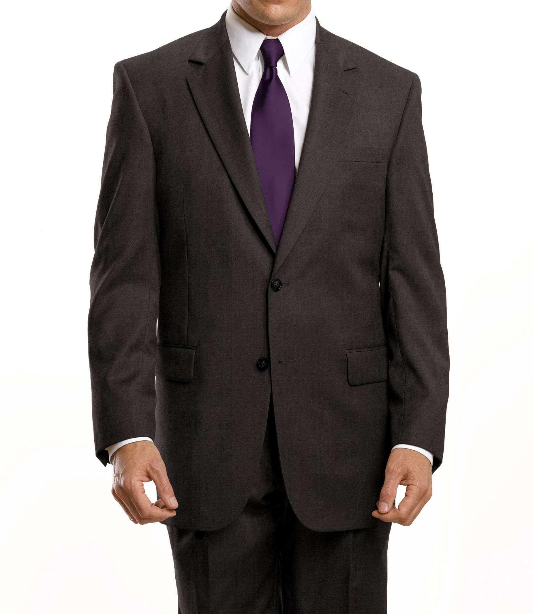 Signature 2-Button Wool Suit-In 5 Patterns