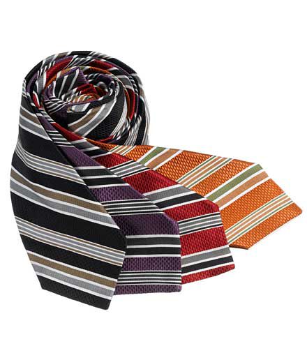 Textured Stripe Tie