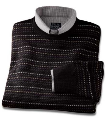 JoS. A. Bank Signature Merino Wool Crewneck Sweate...