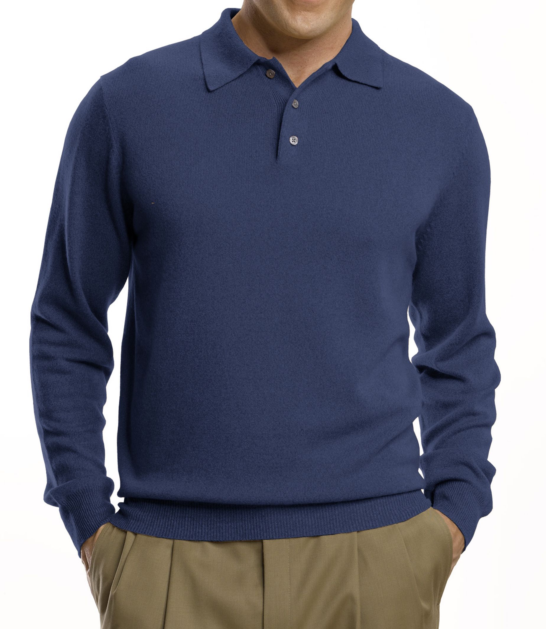 Traveler Cashmere Polo Sweater- Get Your 2nd 25% OFF, 3rd FREE!