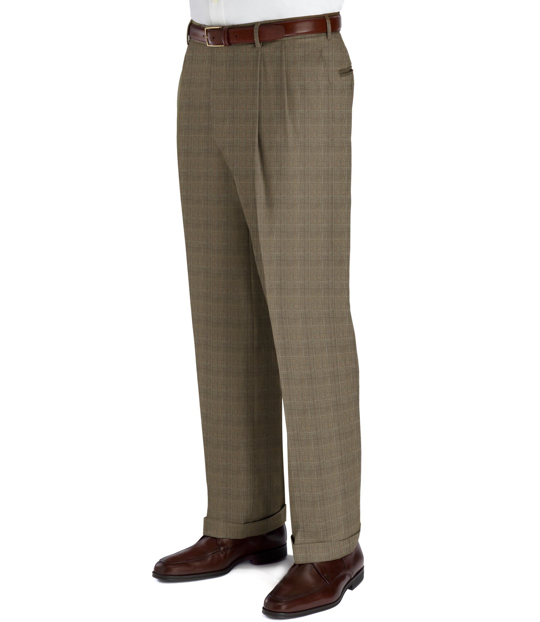 Signature Patterned Pleated Trousers- 3 for $299
