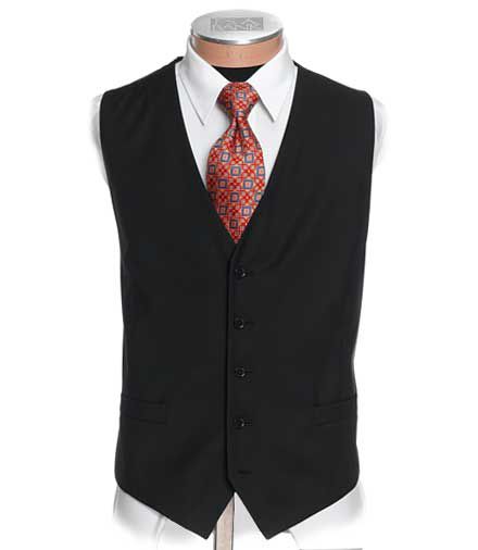 Signature Black Vest- Black
