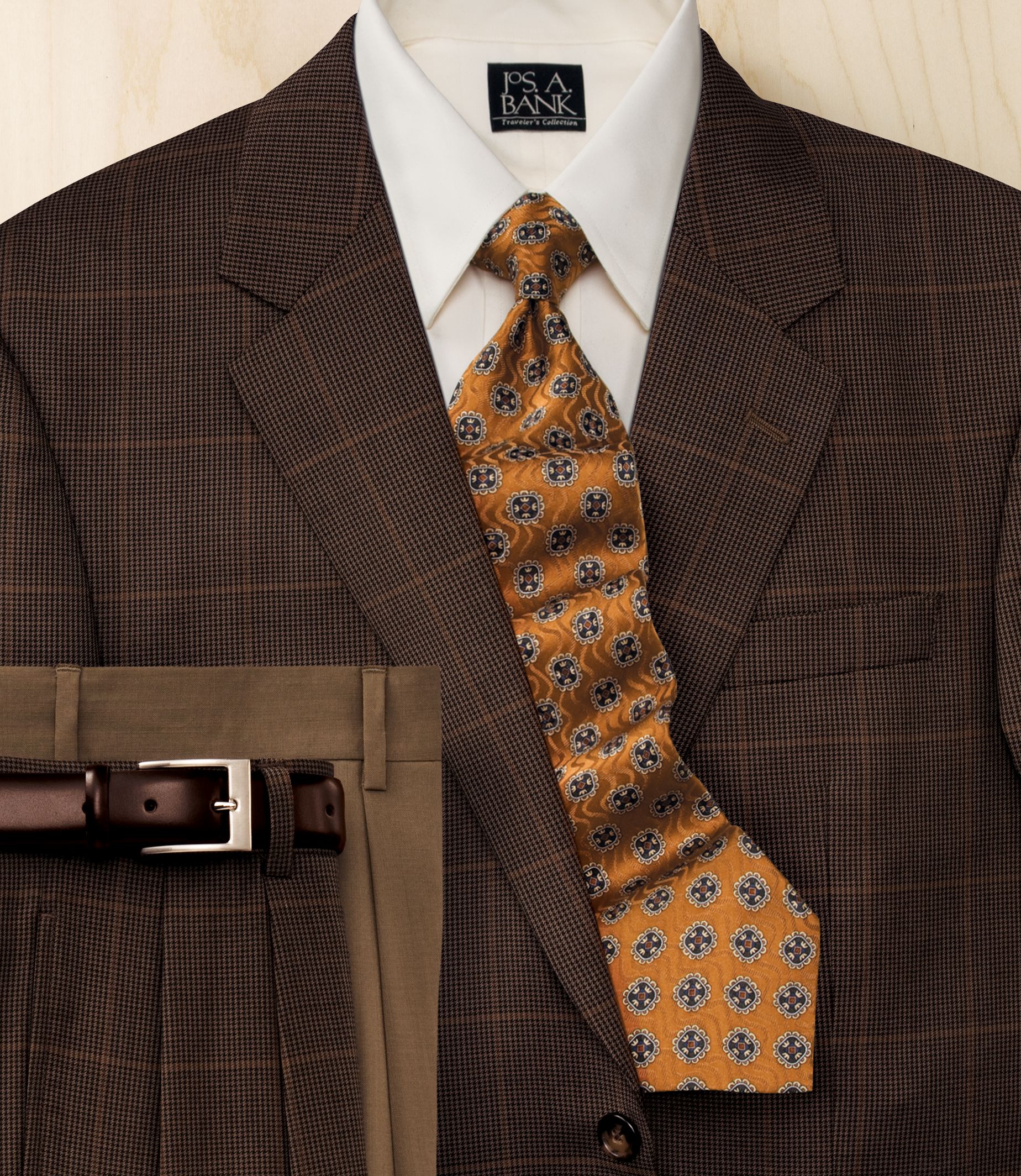 Jos. A. Bank Trio 2-Button Wool Suit