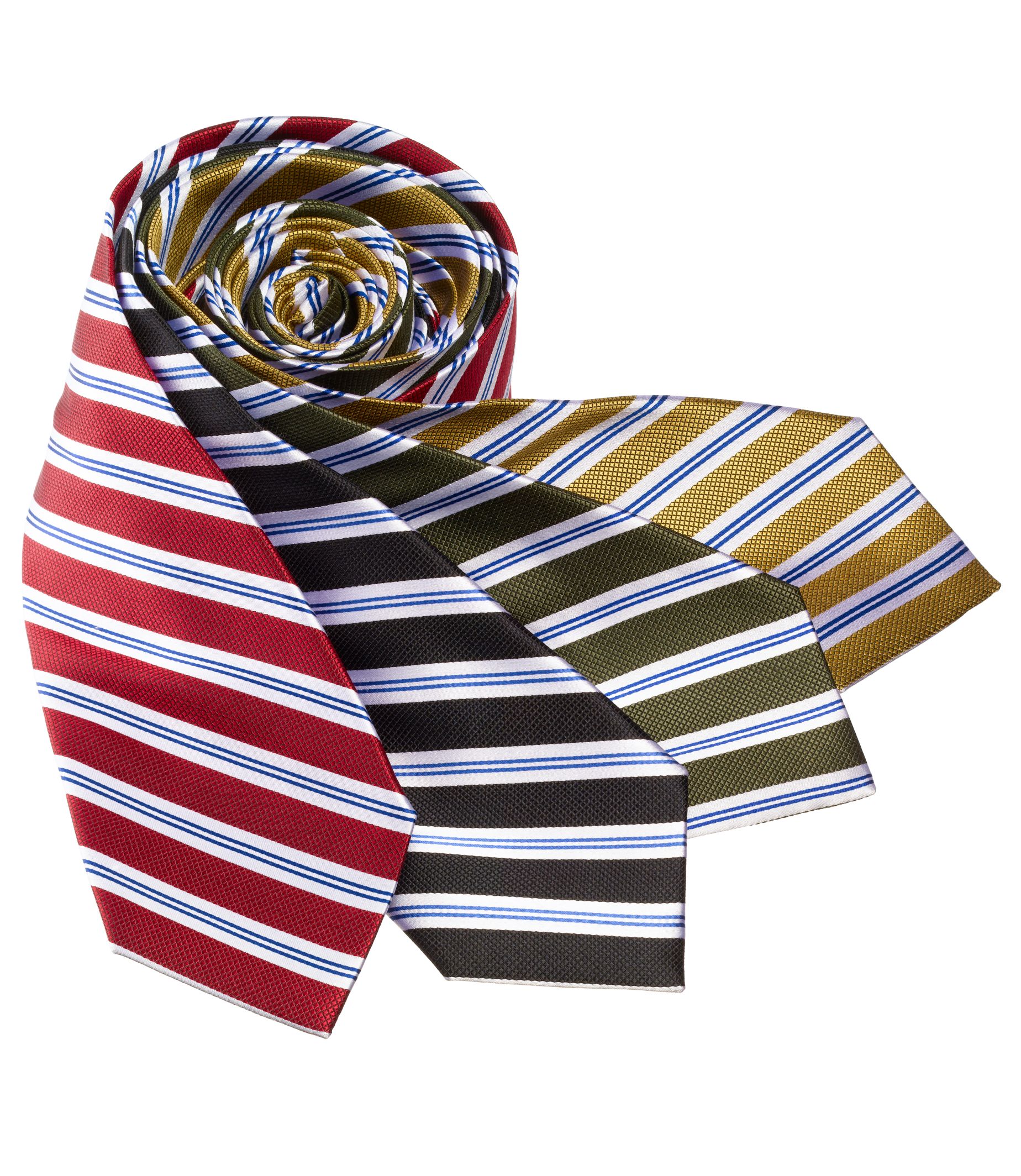 Basic Textured Satin Stripes Tie Long Length- Buy 1, Get 2nd 25% Off and 3rd FREE!