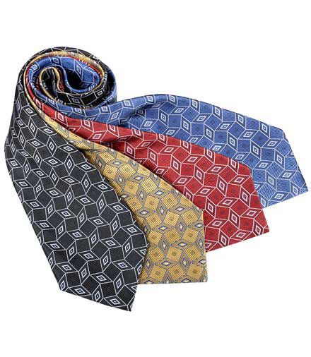Basic Tossed Diamonds Tie