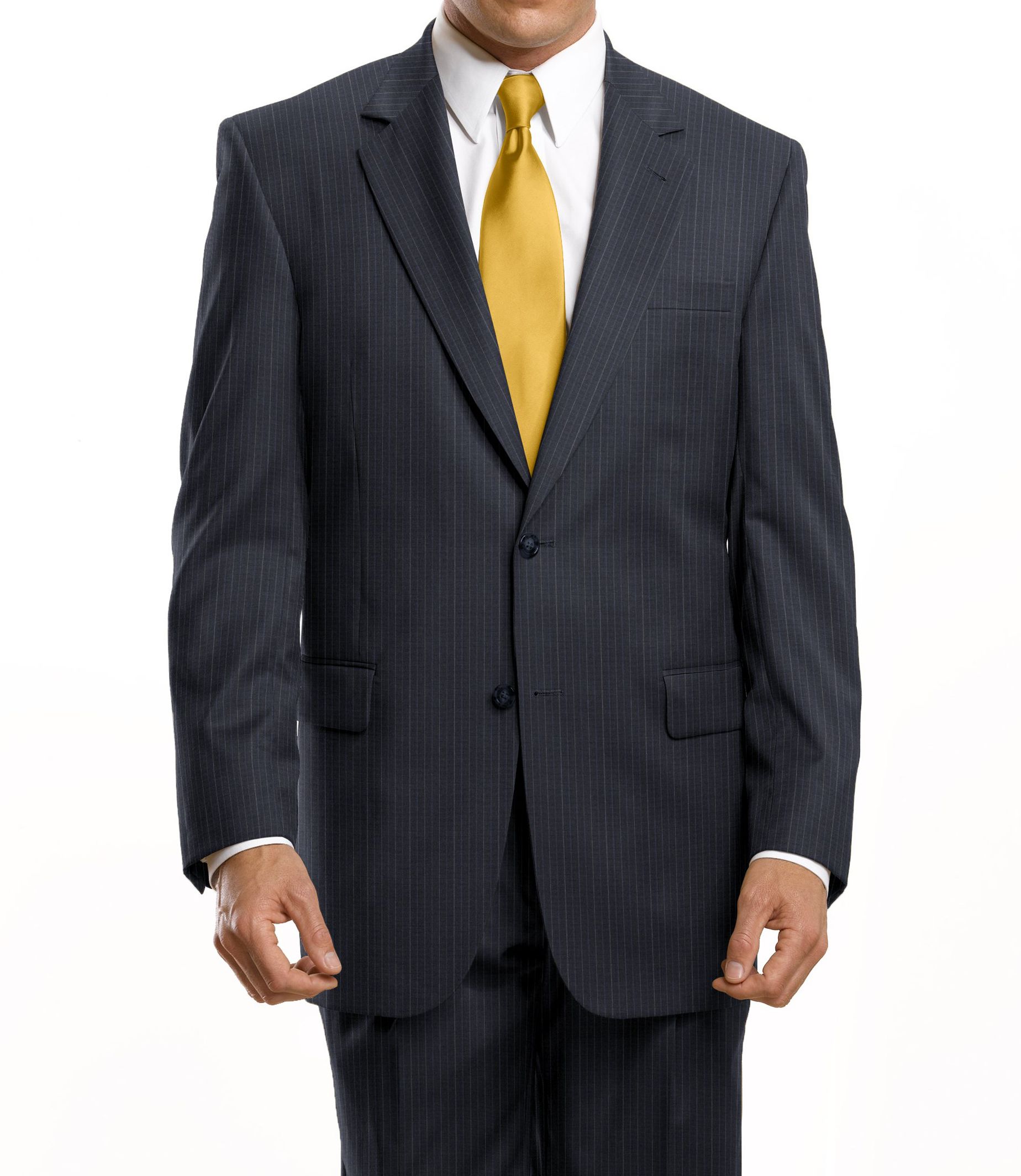 Stays Cool 2-Button Wool Patterned Suit