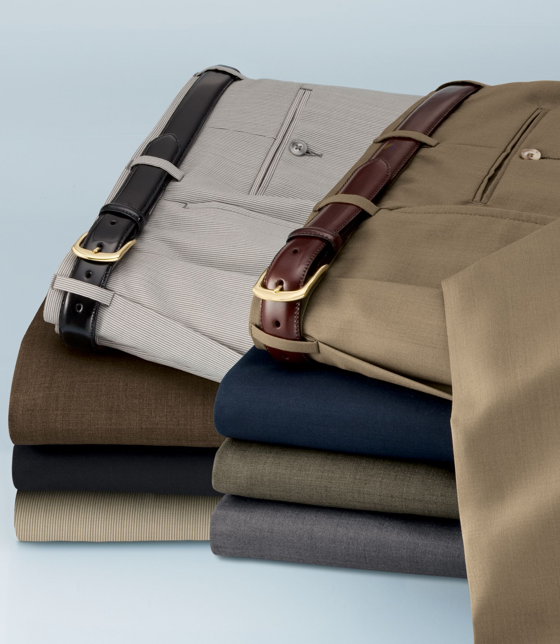 Stays Cool Plain Wool Trousers- 2 for $249, 3rd FREE!